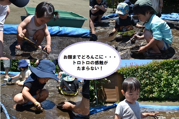 夢の森名物 どろんこプール!